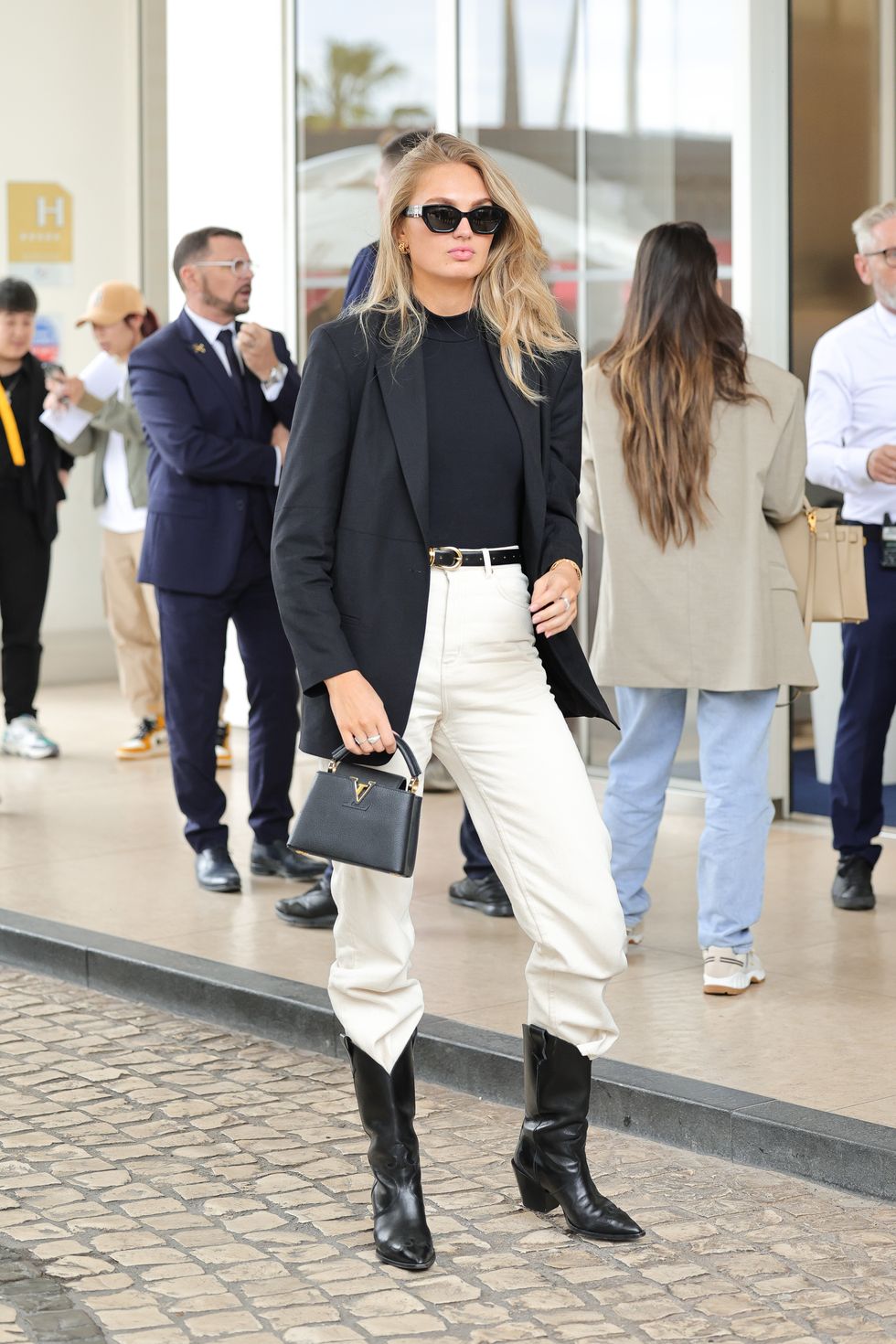 cannes, france may 14 romee strijd is seen at hotel martinez during the 77th cannes film festival on may 14, 2024 in cannes, france photo by jacopo raulegc images